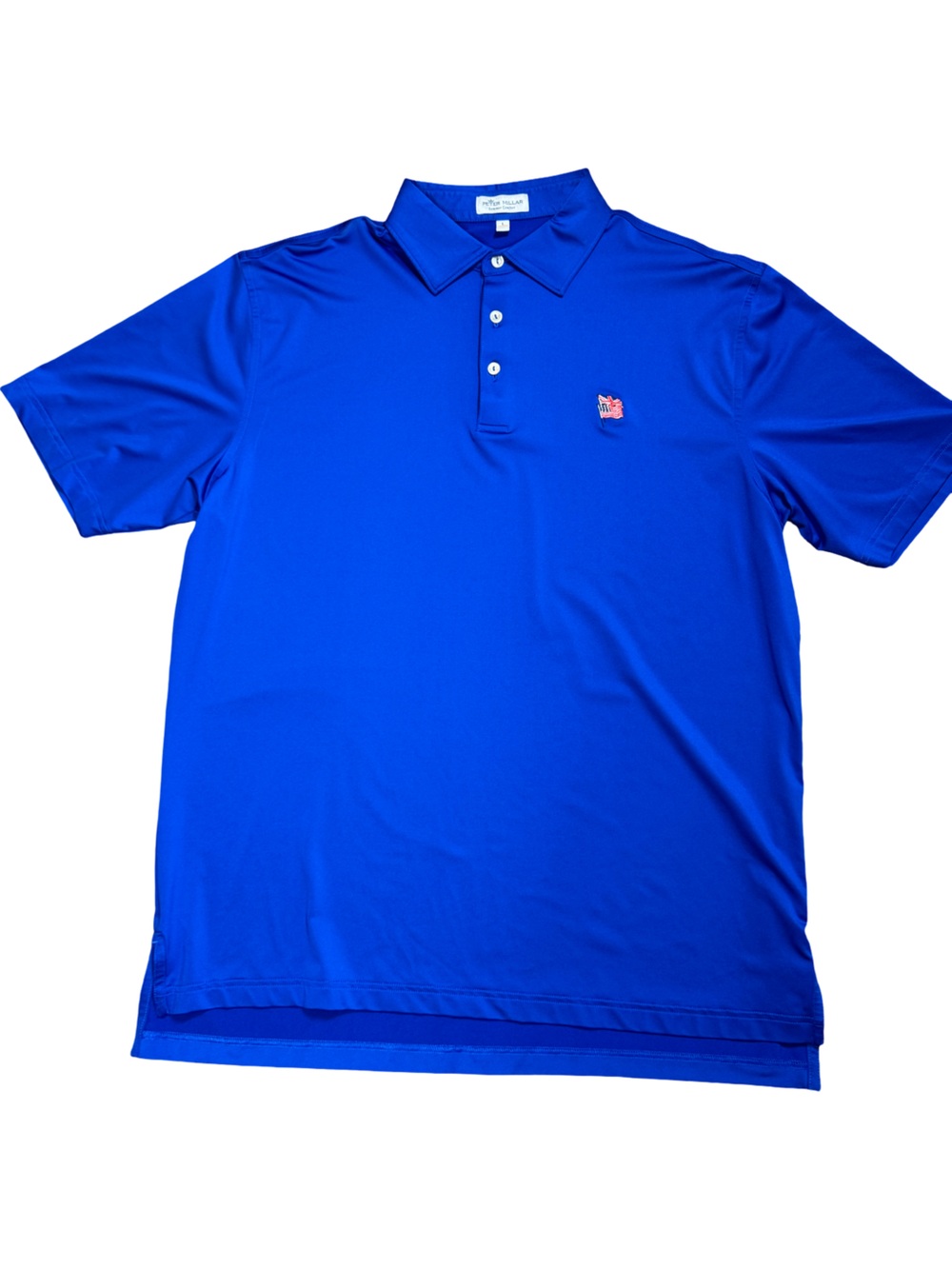 Peter Millar Men's Bright Royal Blue Performance Polo SZ L